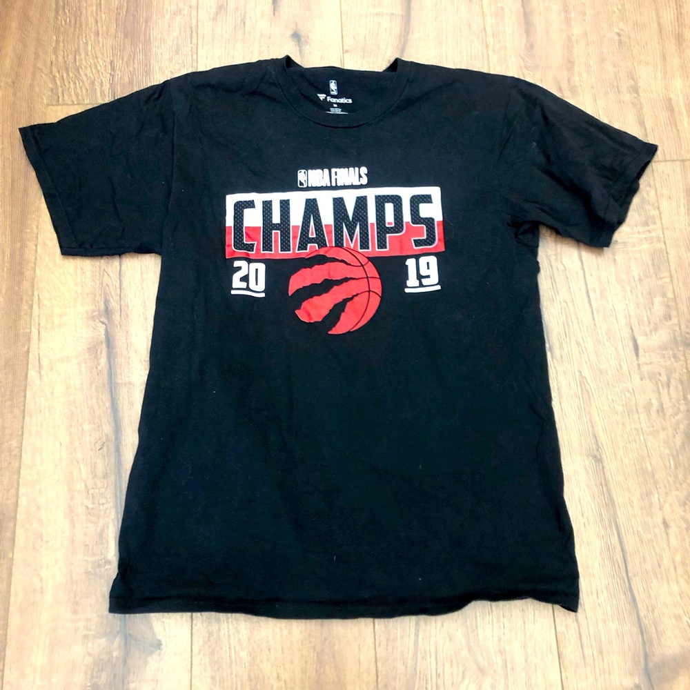 FANATICS BRANDED BLACK TORONTO RAPTORS 2019 NBA FINALS CHAMPIONS INNER DRIVE M